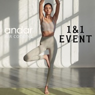[ANDAR]1&1 Air Cooling Genie Signature Leggings 32Colors Korean andar yoga pants Korean national yog