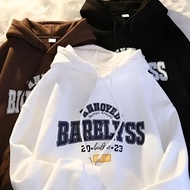 BARELYSS Premium Fleece Hoodie Bigsize Jumbo Men's Women's Hoodie Size SML XL 2XL 3XL 4XL 5XL Oversi