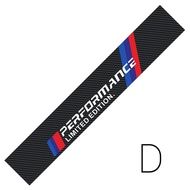BMW Sticker Car Front Windshields Sticker Carbon Fiber Trim Racing Styling Front Rear Glass Decals S