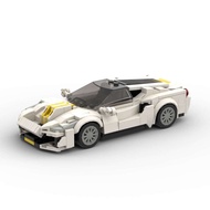 MOC-150196Ferrari 488 pista Creative Building Blocks Compatible Lego Assembled Desktop Ornaments Sma