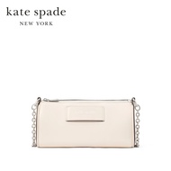 Kate Spade New York กระเป๋าสะพายข้างรุ่น Label Pochette KI726 100 สี Parchment