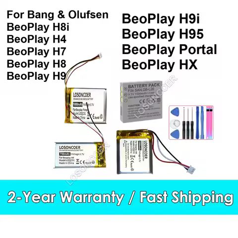 For Bang & Olufsen BeoPlay H8i H4 H7 H8 H9 H9i H95 Portal HX Bluetooth Headphone Battery