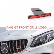 Mercedes benz GT/GTR AMG FRONT GRILL LOGO BADGE EMBLEM High Quality badge(RED)