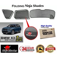 BMW X3 2018'-Present Magnetic Ninja Shades Sunshade (7pcs)
