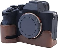 Case Compatible with Sony a7 IV a7S III A1 A7M4 A7SM3 Alpha 1 A7IV Camera, Custom Fit PU Leather Hal