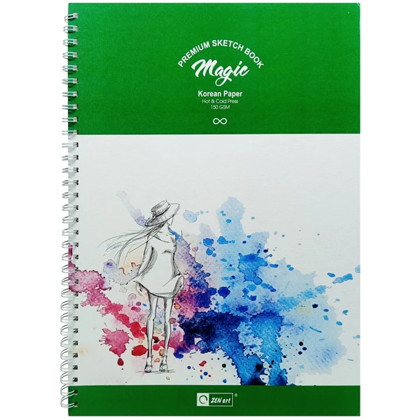 Sổ Vẽ Lò Xo A3 - 30 Tờ 150gsm - Space Art 8270 - Magic ZenArt - Mẫu 4