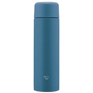 [Recommended for carrying hot water] Zojirushi Mahobin Water Bottle, Seamless Stainless Steel, Small Capacity, 350ml, Screw, Stainless Steel Mug, Midnight Navy, Stainless Steel and Gasket Integrated, Easy to Clean, Only 2 Items to Wash SM-MA35-AM [Direct