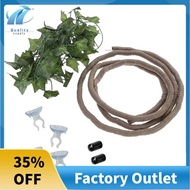 Reptile Bend-A-Branch Vines Flexible Leaves Pet Habitat Decor Climber Jungle Long Vines for Climbing