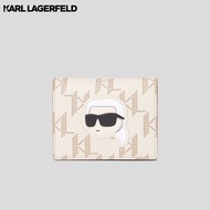 KARL LAGERFELD - K/IKONIK MONOGRAM MEDIUM BI-FOLD WALLET 240W3239 กระเป๋าสตางค์