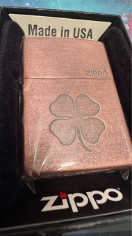 🔥Zippo🔥SakuraFire全香港最便會員福利機  鍍紫銅幸運四葉草 蝕刻 紫銅打火機