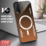 HP Softcase VIVO Y20hp VIVO Y20S V2029, V2029 Glossy Case Shiny Glass Casing Protective Mobile Phone