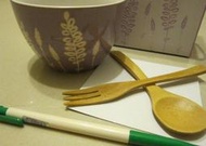 陶板屋-陶磁碗匙餐具組(盒裝)