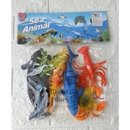 Sea Animal World Toys Contents 6 pcs / Children's Toys / Sea Fish Toys