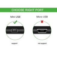 USB2.0 Charging Cord to Mini USB Male and 3.5mm Jack Plug Audio Cable for MP3/MP4 Bluetooth Speaker