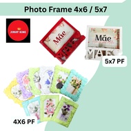 Photo Frame 4x6/5x7 PHOTO DECO FRAME Frame Hiasan Ruang Tamu/Foto Kenangan Cantik /photo frame moder