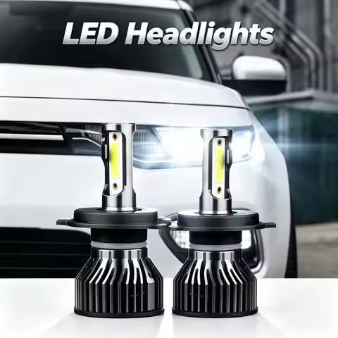 Car LED Headlight Bulbs 120W H4/9003 6000K Internal Drive LED Light Bulbs With COB Chips 6000K Headl