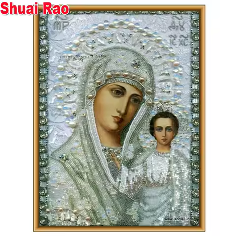 Kazan Icon of the Virgin religious Diy diamond painting full,square,round diamond embroidery Mosaic 