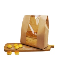 25 Pcs Paper Bread Bag for Home Bread Sourdough Bread Bakery Storage Bags with Window,Large Bakery B