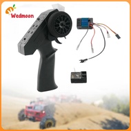 Lahomia ตัวรับสัญญาณรีโมทรถ RC + 50A ESC + ทนทานอัพเกรดติดตั้งได้ง่ายอะไหล่ DIY ดัดแปลงสำหรับ1/18 1/