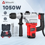 Mitsushi 1050W 220V Portable Jack Hammer Cordless Hammer Drill [ Free 5 Drill Bits]