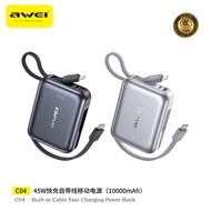 (3C)Awei C04 10000mAh 45W Fast Charging Powerbank