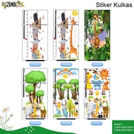 Stiker kulkas / sticker kulkas 1 pintu / stiker kulkas 2 pintu motif hewan kartun