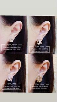 Chanel 經典CC耳環 mini cc 耳環 經典耳環圓形耳環心心耳環星星耳環垂釣耳環珍珠耳環 earrings