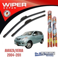 Avanza XENIA Car FRAMELESS WIPER 2004 2005 2006 2007 2008 2009 2010 2011 Dr D Fischer 20" 16"