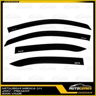 ⊙ ▦ ⚽︎ Mitsubishi Mirage G4 (2014 - 2024) Rain Visor