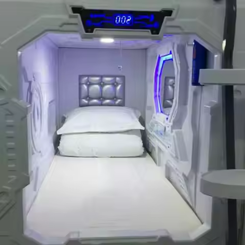 Sleeping Pods Customized Space Double Capsule Hostel Beds Capsule Bunk Bed