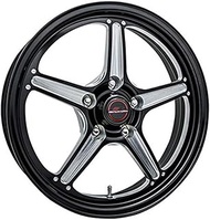 Wheel, Street Lite, 17 x 4.5 in, 2.000 in Backspace, 5 x 4.75 in Bolt Pattern, Aluminum, Black/Machi