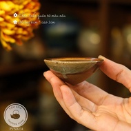 Brown Military Sake Cup