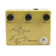 Demonfx Hand-Made Great GOLD Professional Overdrive Guitar Effects Pedal ทรูบายพาส