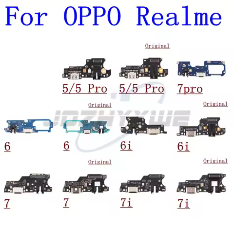 Charging Port Board Module For OPPO Realme 5 6 6i 7 7i Pro Original USB Charger Dock Plug Connector 