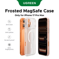 UGREEN Anti-Yellowing Frosted Magnetic Transparent Phone Case Only for iPhone 17 Pro Max