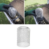 Metal Mesh Gutter Leaf Debris Mud Trap Guards Drain Pipe Cover Downpipe