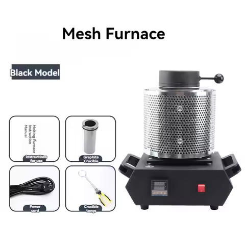 Electric 1-3kg Gold Melting Furnace Silver, Copper, Aluminum Melter Commercial Metal Gold Refining T