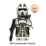ARF Commander 91st บาดเจ็บป่าทรูปเปอร์บูมเมอร์ SW อวกาศภาพยนตร์หุ่นบล็อคก่อสร้างขนาดเล็กของเล่นเด็ก