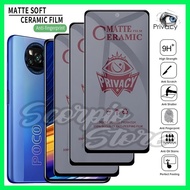 CERAMIC SPY MATTE ANTI GLARE XIAOMI poco M7 poco M7 4G poco M7 PLUS poco M7 PRO poco M6 4G M6 5G poc