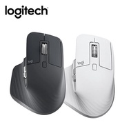  Logitech 羅技 MX Master 3S For Mac無線智能滑鼠 淺灰/深灰