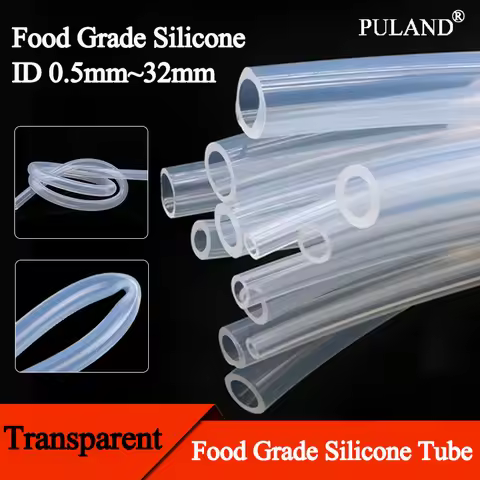 1/3/5/10M Food Grade Silicone Tube Transparent Rubber Hose Flexible Aquarium Air Irrigation Pipes Wa