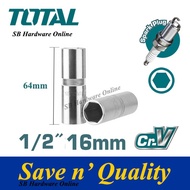 TOTAL ½”X16MM SPARK PLUG SOCKET