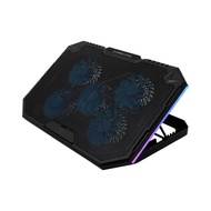 Cooler Pad (5 Fan RGB) NUBWO NX-F3 ZONIX Black - A0138507