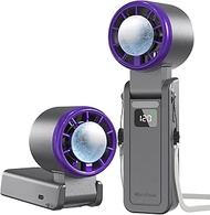 Marchpower Handheld Fan, Portable Turbo Fan with Cooling Effect, 120-Level Wind, 3-in-1 Hands, Neck 