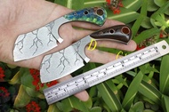 Mini Fixed Blade Knife Tactical Neck Knife 9CR18MOV Outdoor Straight