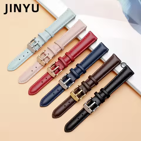 12mm 14mm 16mm 18mm 20mm Men Women cowhide Watch Band For Casio Fossil DW Folli Follie Watch Strap B