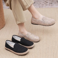 Bucket Shoes Female Mori Female Style Cotton Linen Shoes Comfortable Flat Female Single Shoes Casual