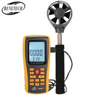 BENETECH GM8902 + จอแสดงผลแอลซีดีดิจิทัลดิจิตอลเครื่องวัดความเร็วลมลมความเร็วเมตร