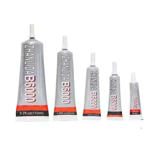 Zhanlida B6000 Clear Contact 15/50/110ml Adhesive With Precision Applicator Tip Diamond Jewelry Clot