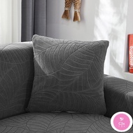 C3S Elastic Leaf Pattern Cushion Cover Pillow Case Throw Pillow Covers Waterproof 43x43cm